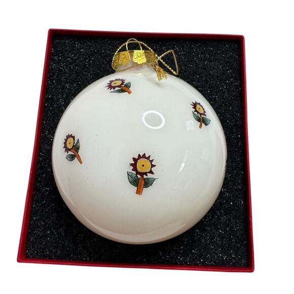Vintage Debbie Mumm *NEW* 12 Days of Christmas 6 Geese A’Laying Ornament Ball - Picture 5 of 10